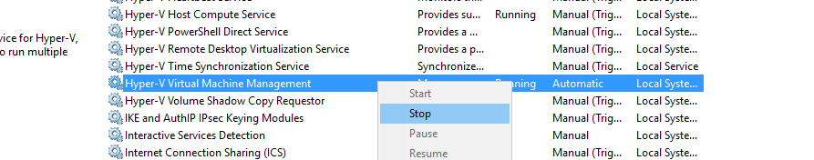 Hyper V Stuck Connecting To Virtual Machine Management Service Focused IT